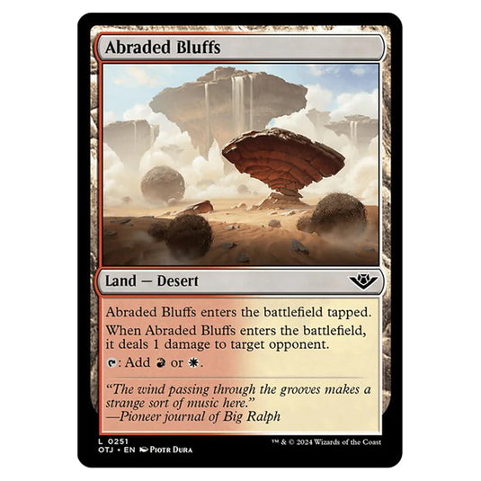 Magic The Gathering - Outlaws of Thunder Junction - Abraded Bluffs - 0251