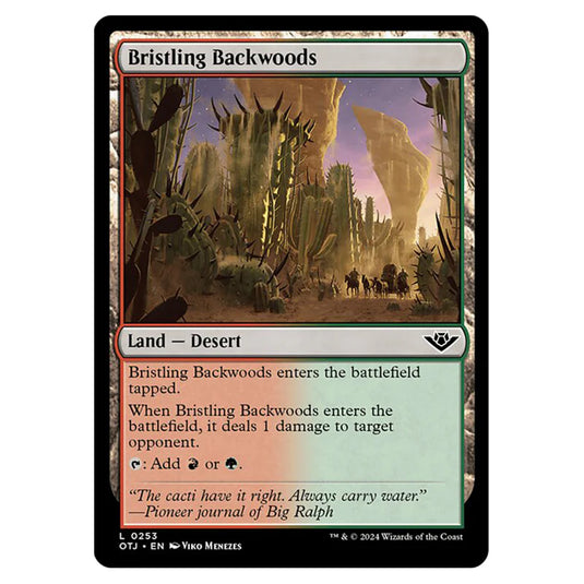 Magic The Gathering - Outlaws of Thunder Junction - Bristling Backwoods - 0253