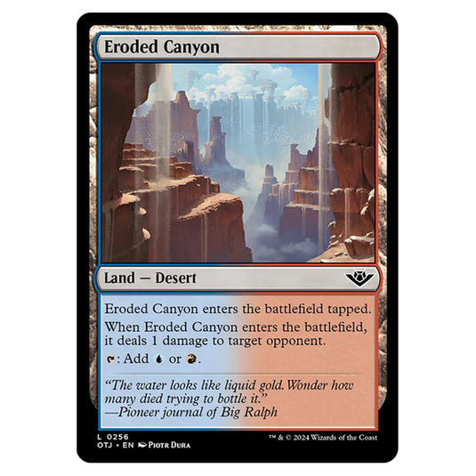 Magic The Gathering - Outlaws of Thunder Junction - Eroded Canyon - 0256