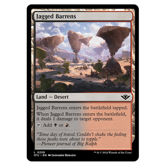 Magic The Gathering - Outlaws of Thunder Junction - Jagged Barrens - 0259