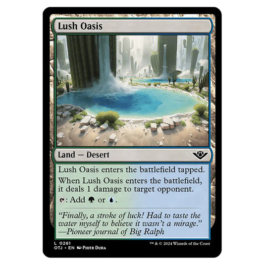 Magic The Gathering - Outlaws of Thunder Junction - Lush Oasis - 0261