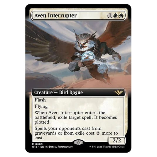 Magic The Gathering - Outlaws of Thunder Junction - Aven Interrupter - 0309