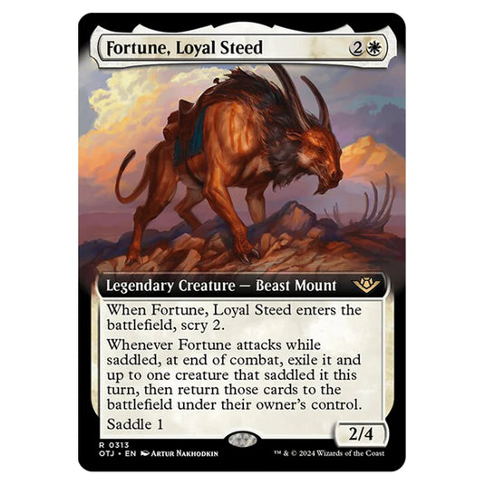 Magic The Gathering - Outlaws of Thunder Junction - Fortune, Loyal Steed - 0313