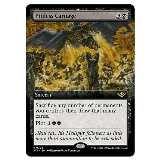 Magic The Gathering - Outlaws of Thunder Junction - Pitiless Carnage - 0326