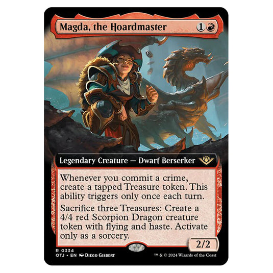 Magic The Gathering - Outlaws of Thunder Junction - Magda, the Hoardmaster (Extended Art) - 0334