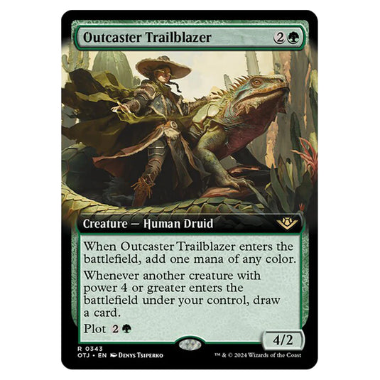 Magic The Gathering - Outlaws of Thunder Junction - Outcaster Trailblazer (Extended Art) - 0343