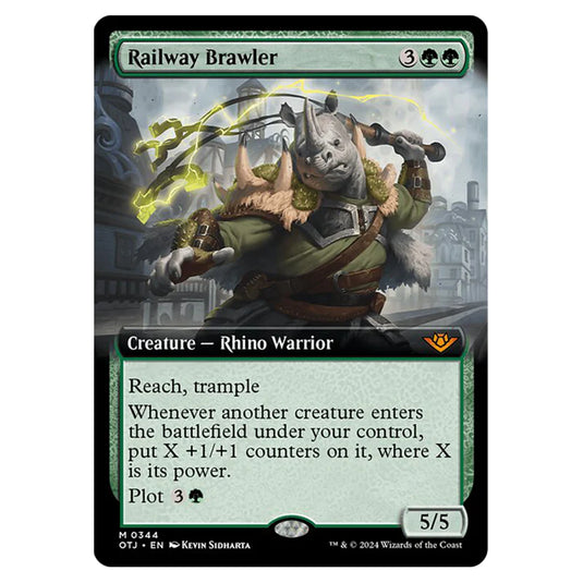 Magic The Gathering - Outlaws of Thunder Junction - Railway Brawler (Extended Art) - 0344