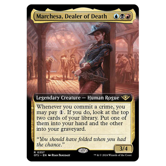 Magic The Gathering - Outlaws of Thunder Junction - Marchesa, Dealer of Death (Extended Art) - 0357