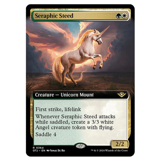 Magic The Gathering - Outlaws of Thunder Junction - Seraphic Steed (Extended Art) - 0364