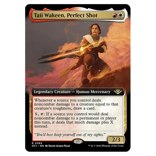 Magic The Gathering - Outlaws of Thunder Junction - Taii Wakeen, Perfect Shot (Extended Art) - 0365