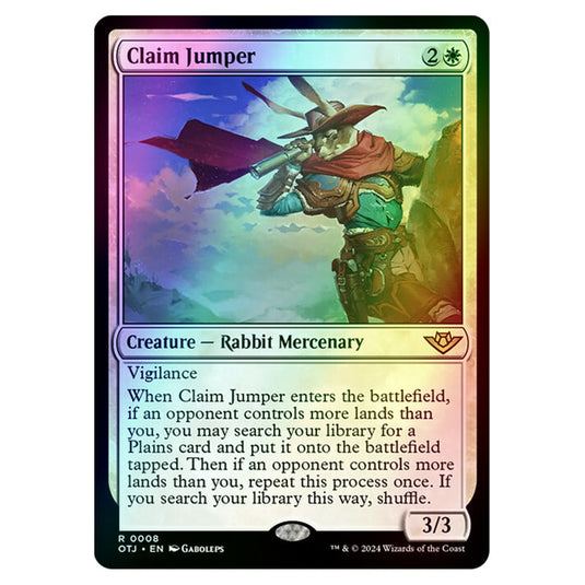 Magic The Gathering - Outlaws of Thunder Junction - Claim Jumper - 0008 (Foil)