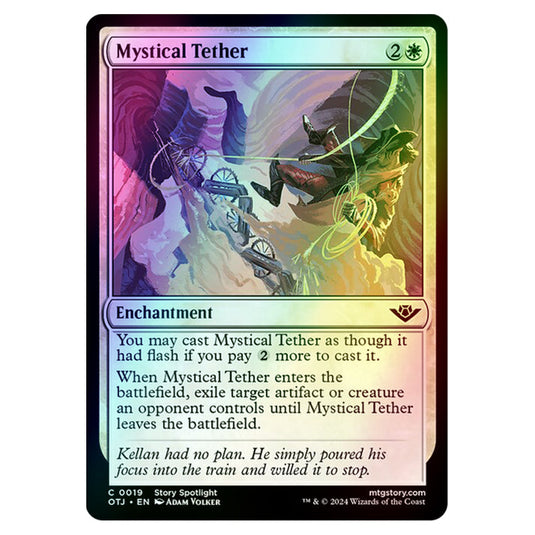 Magic The Gathering - Outlaws of Thunder Junction - Mystical Tether - 0019 (Foil)