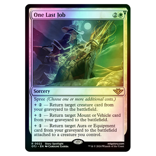 Magic The Gathering - Outlaws of Thunder Junction - One Last Job - 0022 (Foil)