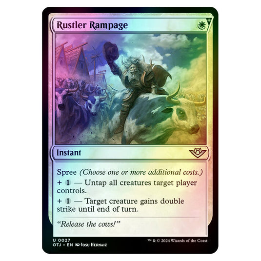 Magic The Gathering - Outlaws of Thunder Junction - Rustler Rampage - 0027 (Foil)