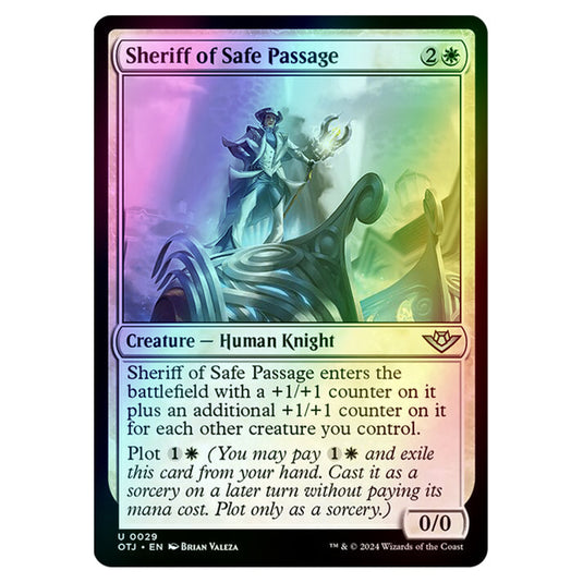 Magic The Gathering - Outlaws of Thunder Junction - Sheriff of Safe Passage - 0029 (Foil)