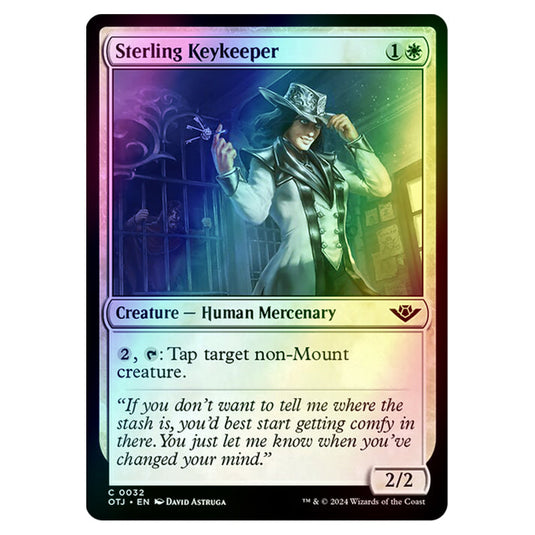 Magic The Gathering - Outlaws of Thunder Junction - Sterling Keykeeper - 0032 (Foil)