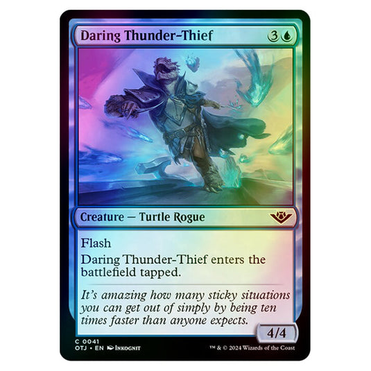 Magic The Gathering - Outlaws of Thunder Junction - Daring Thunder-Thief - 0041 (Foil)