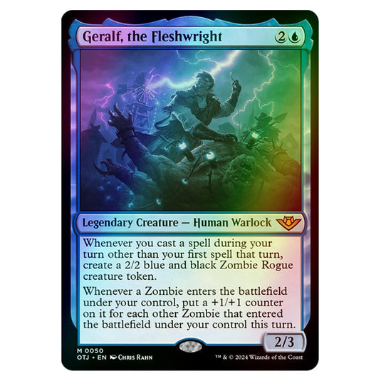 Magic The Gathering - Outlaws of Thunder Junction - Geralf, the Fleshwright - 0050 (Foil)