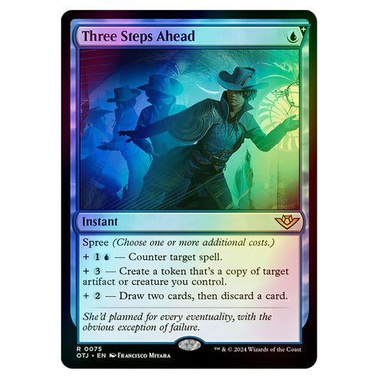 Magic The Gathering - Outlaws of Thunder Junction - Three Steps Ahead - 0075 (Foil)