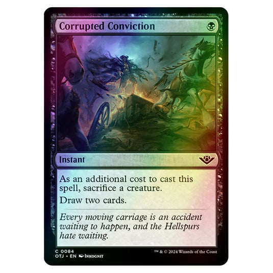 Magic The Gathering - Outlaws of Thunder Junction - Corrupted Conviction - 0084 (Foil)
