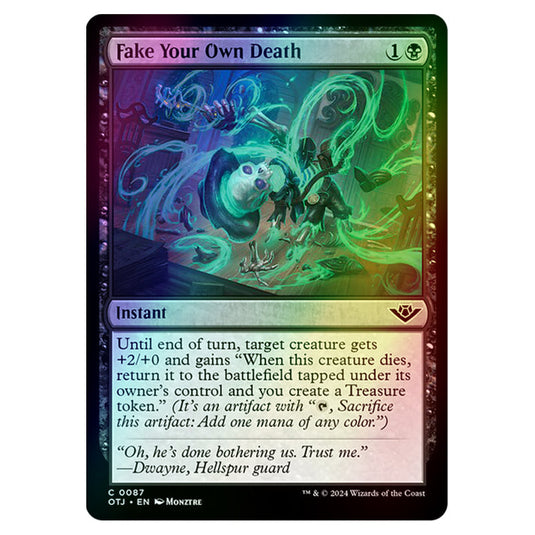 Magic The Gathering - Outlaws of Thunder Junction - Fake Your Own Death - 0087 (Foil)