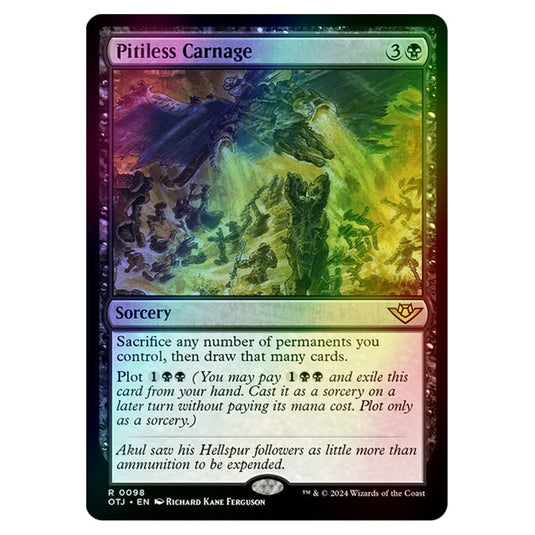 Magic The Gathering - Outlaws of Thunder Junction - Pitiless Carnage - 0098 (Foil)