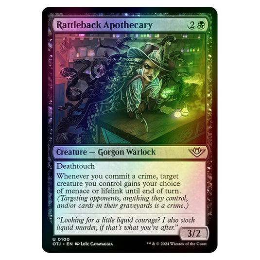 Magic The Gathering - Outlaws of Thunder Junction - Rattleback Apothecary - 0100 (Foil)