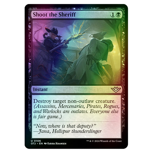 Magic The Gathering - Outlaws of Thunder Junction - Shoot the Sheriff - 0106 (Foil)