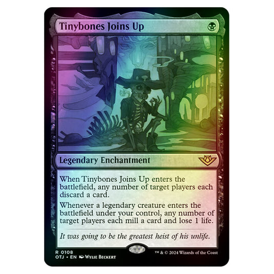 Magic The Gathering - Outlaws of Thunder Junction - Tinybones Joins Up - 0108 (Foil)