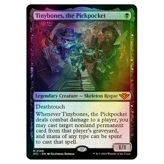 Magic The Gathering - Outlaws of Thunder Junction - Tinybones, the Pickpocket - 0109 (Foil)