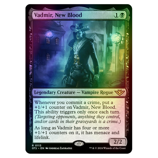 Magic The Gathering - Outlaws of Thunder Junction - Vadmir, New Blood - 0113 (Foil)