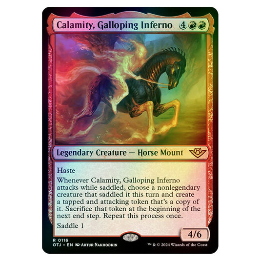 Magic The Gathering - Outlaws of Thunder Junction - Calamity, Galloping Inferno - 0116 (Foil)