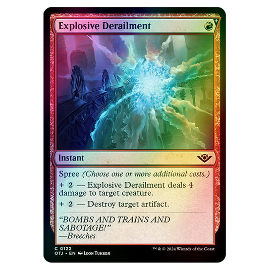 Magic The Gathering - Outlaws of Thunder Junction - Explosive Derailment - 0122 (Foil)