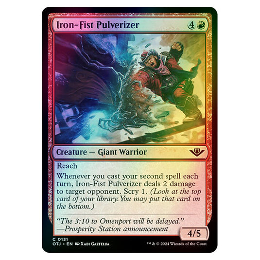 Magic The Gathering - Outlaws of Thunder Junction - Iron-Fist Pulverizer - 0131 (Foil)
