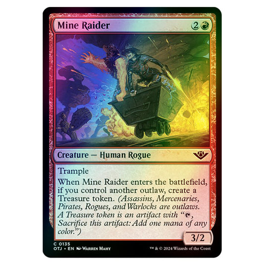 Magic The Gathering - Outlaws of Thunder Junction - Mine Raider - 0135 (Foil)