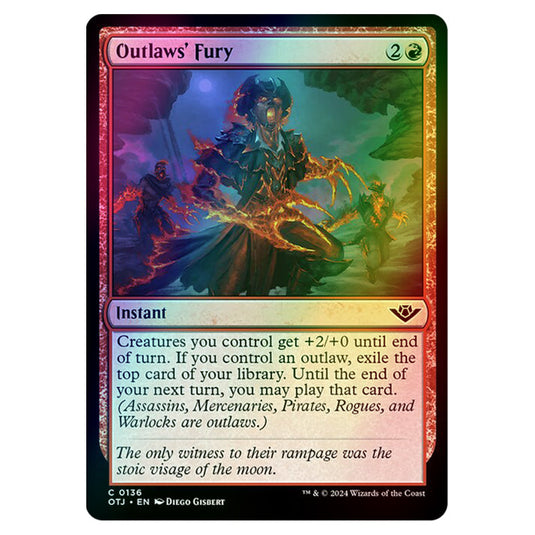 Magic The Gathering - Outlaws of Thunder Junction - Outlaws' Fury - 0136 (Foil)