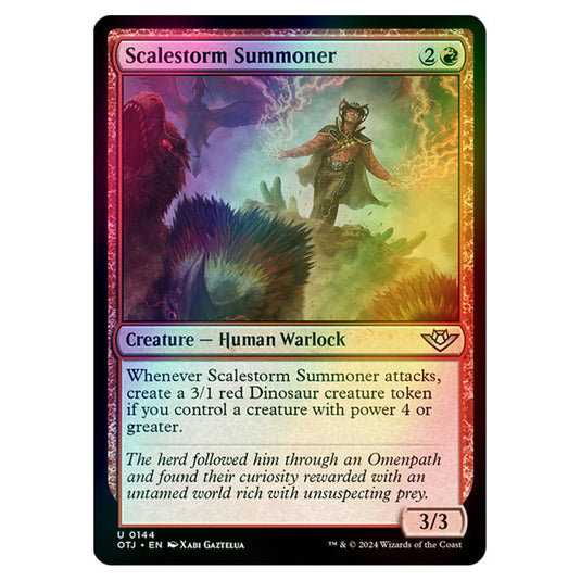 Magic The Gathering - Outlaws of Thunder Junction - Scalestorm Summoner - 0144 (Foil)