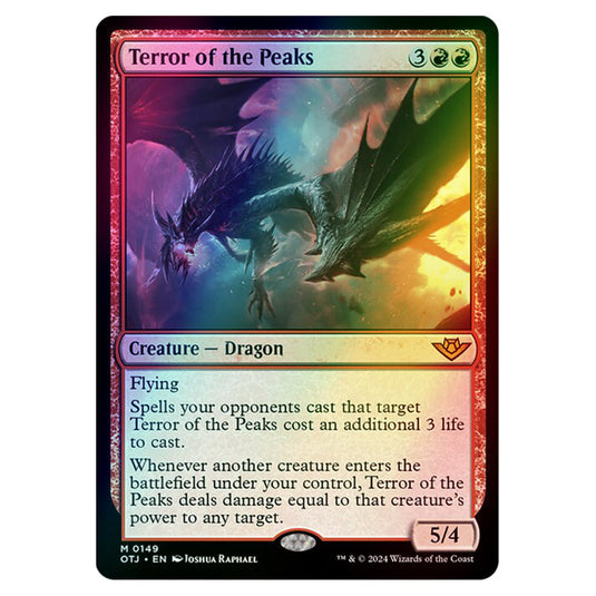 Magic The Gathering - Outlaws of Thunder Junction - Terror of the Peaks - 0149 (Foil)