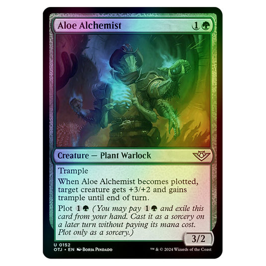 Magic The Gathering - Outlaws of Thunder Junction - Aloe Alchemist - 0152 (Foil)