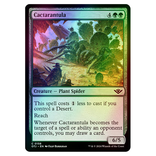 Magic The Gathering - Outlaws of Thunder Junction - Cactarantula - 0158 (Foil)