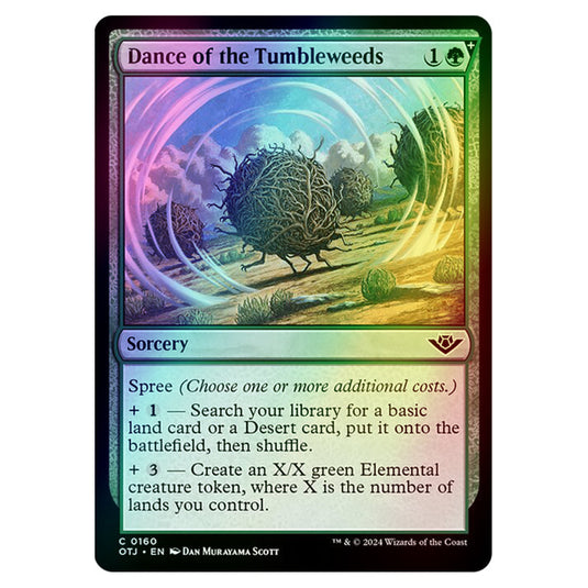 Magic The Gathering - Outlaws of Thunder Junction - Dance of the Tumbleweeds - 0160 (Foil)