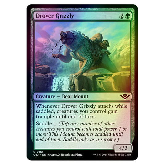 Magic The Gathering - Outlaws of Thunder Junction - Drover Grizzly - 0161 (Foil)