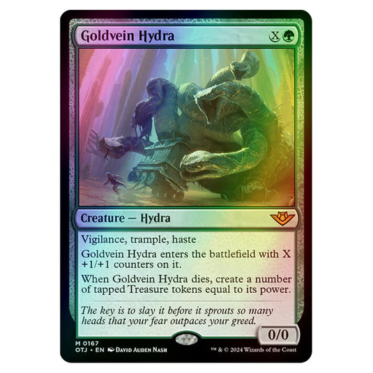 Magic The Gathering - Outlaws of Thunder Junction - Goldvein Hydra - 0167 (Foil)