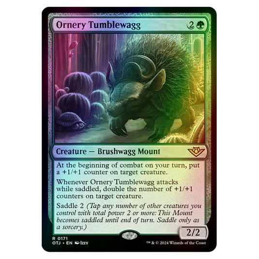 Magic The Gathering - Outlaws of Thunder Junction - Ornery Tumblewagg - 0171 (Foil)