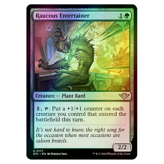 Magic The Gathering - Outlaws of Thunder Junction - Raucous Entertainer - 0177 (Foil)