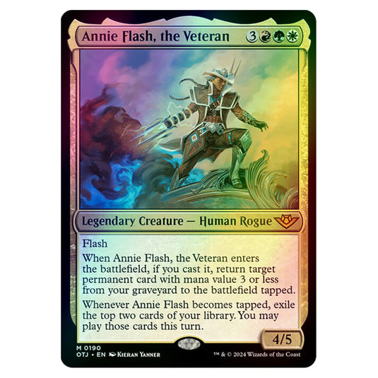 Magic The Gathering - Outlaws of Thunder Junction - Annie Flash, the Veteran - 0190 (Foil)