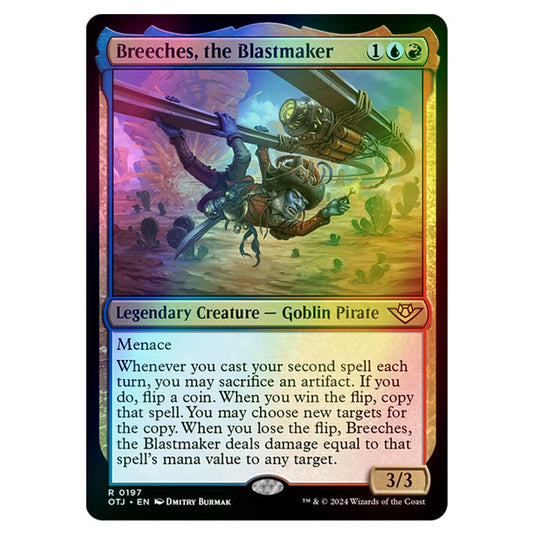 Magic The Gathering - Outlaws of Thunder Junction - Breeches, the Blastmaker - 0197 (Foil)