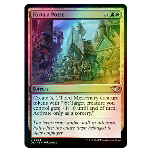 Magic The Gathering - Outlaws of Thunder Junction - Form a Posse - 0204 (Foil)