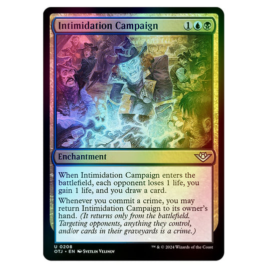 Magic The Gathering - Outlaws of Thunder Junction - Intimidation Campaign - 0208 (Foil)