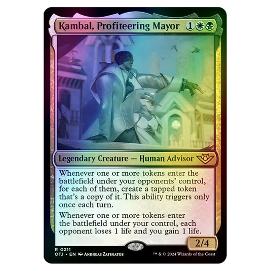 Magic The Gathering - Outlaws of Thunder Junction - Kambal, Profiteering Mayor - 0211 (Foil)